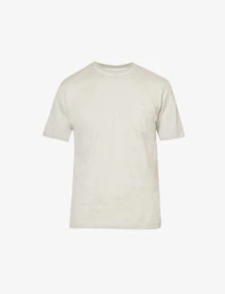 ELEVENTY Contrast-trim Patch-pocket Cotton-jersey T-shirt