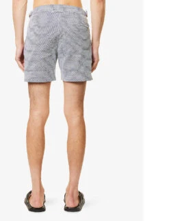 ORLEBAR BROWN Bulldog Geometric-print Mid-rise Swim Shorts 8 ORLEBAR BROWN Bulldog Geometric-print Mid-rise Swim Shorts -Outlet Daily Tops Store R04085772 NAVYCLOUD ALT03