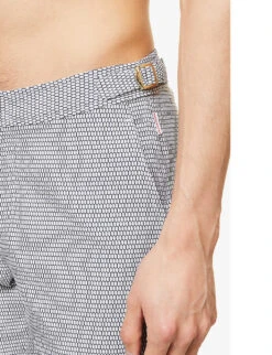 ORLEBAR BROWN Bulldog Geometric-print Mid-rise Swim Shorts 9 ORLEBAR BROWN Bulldog Geometric-print Mid-rise Swim Shorts -Outlet Daily Tops Store R04085772 NAVYCLOUD ALT04