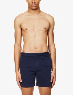 ORLEBAR BROWN Bulldog Stretch-cotton Swim Shorts -Outlet Daily Tops Store R04085804 DARKNAVY ALT02