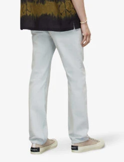 AllSaints Curtis Bleached Straight-leg Denim Jeans -Outlet Daily Tops Store R04086645 BLEACHEDINDIG ALT03