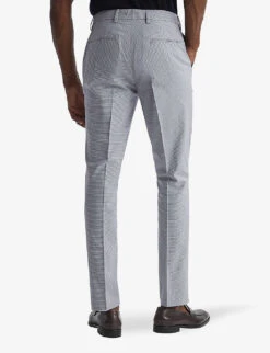 Reiss Pause Straight-leg Mid-rise Stretch Cotton-blend Trousers 8 Reiss Pause Straight-leg Mid-rise Stretch Cotton-blend Trousers -Outlet Daily Tops Store R04086977 SOFTBLUE ALT03