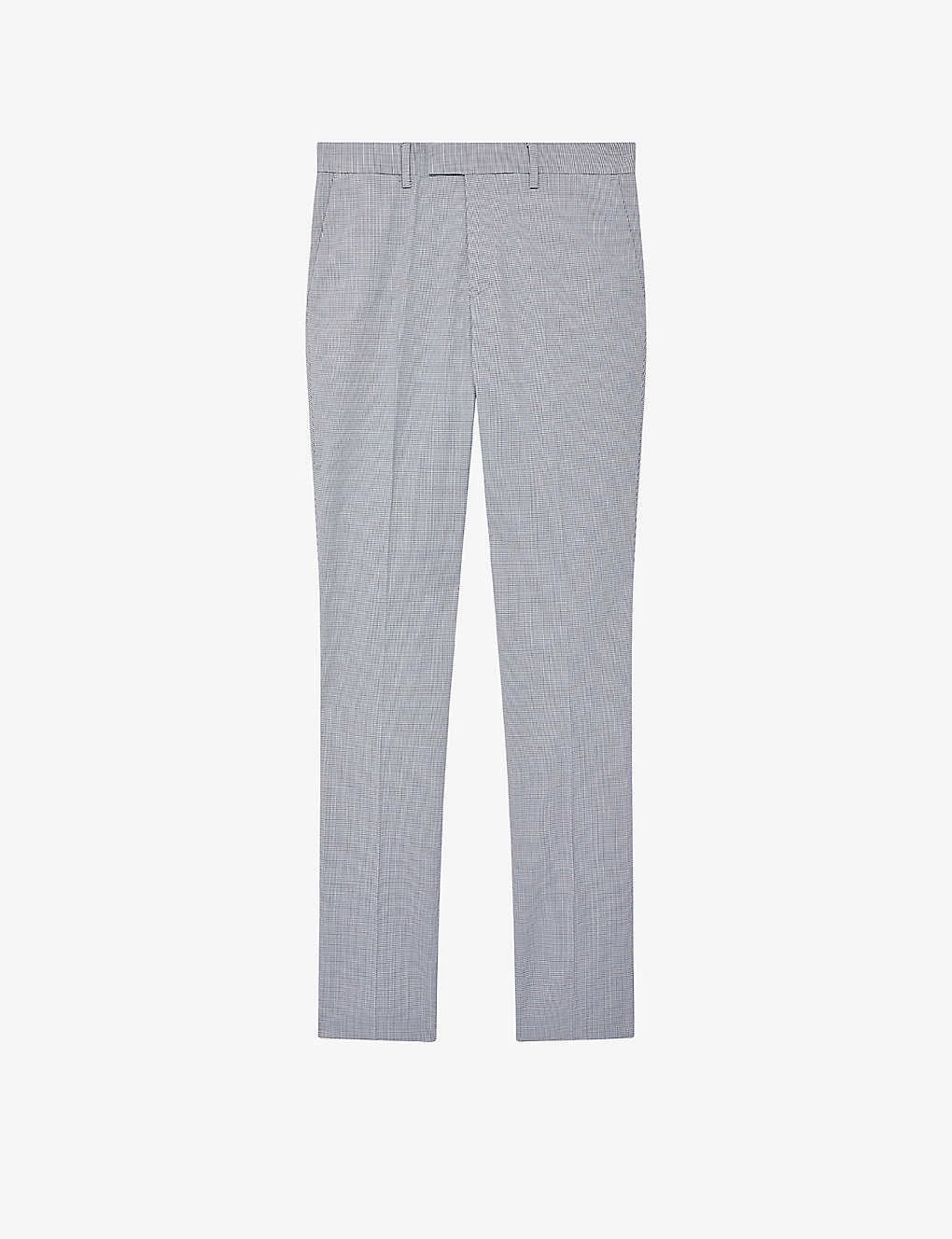 Reiss Pause Straight-leg Mid-rise Stretch Cotton-blend Trousers 1 Reiss Pause Straight-leg Mid-rise Stretch Cotton-blend Trousers