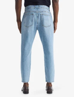 Reiss Portabello Slim-fit Tapered-leg Stretch-denim Jeans -Outlet Daily Tops Store R04086981 WASHEDBLUE ALT03