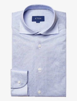 ETON Casual Slim-fit Cotton-piqué Shirt 13 ETON Casual Slim-fit Cotton-piqué Shirt -Outlet Daily Tops Store R04088472 LIGHTBLUE ALT06