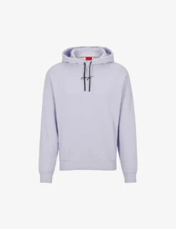Hugo Logo-print Relaxed Fit Cotton-terry Hoody