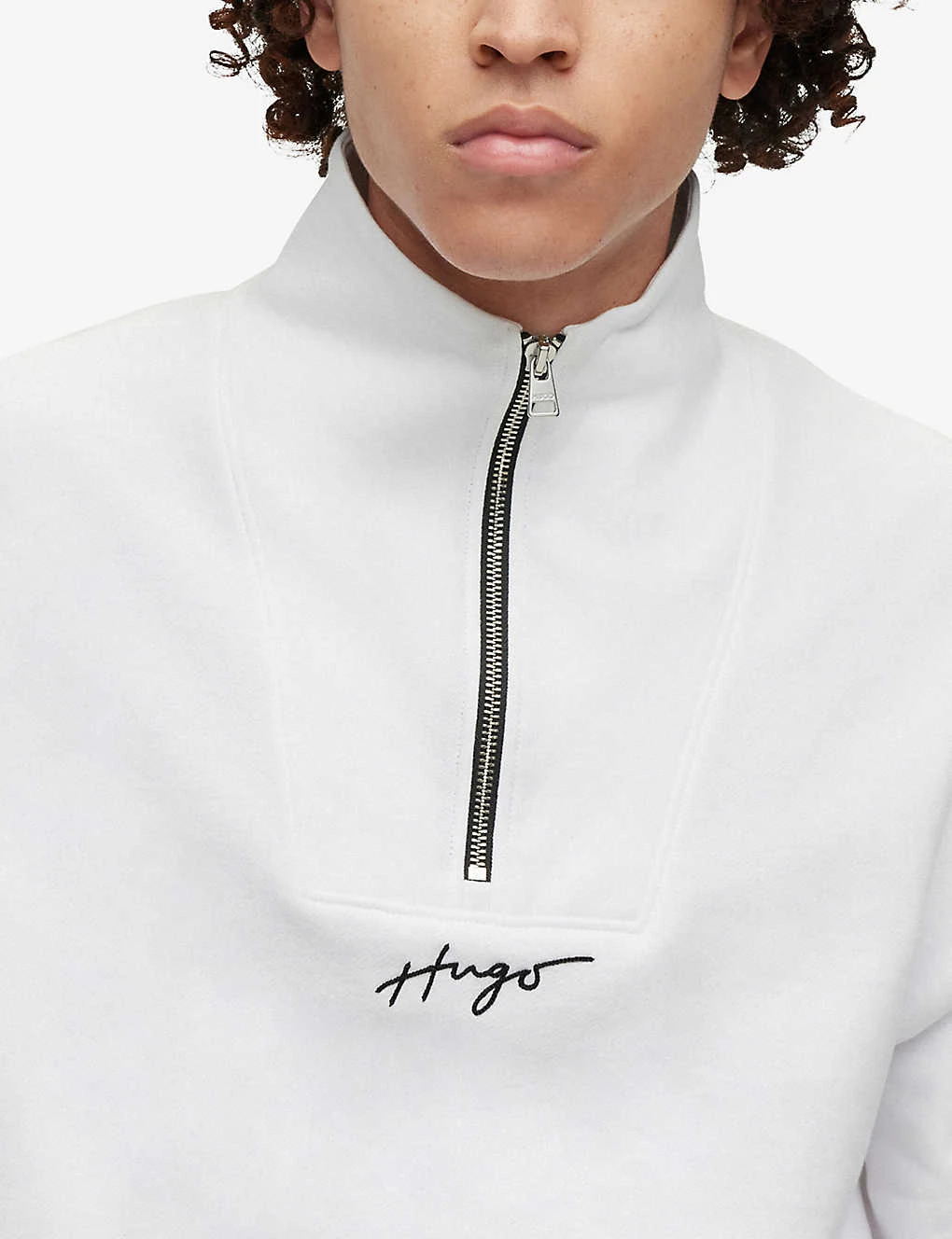 Hugo Leisure Brand-embroidered Cotton Sweatshirt 5 Hugo Leisure Brand-embroidered Cotton Sweatshirt - Image 5