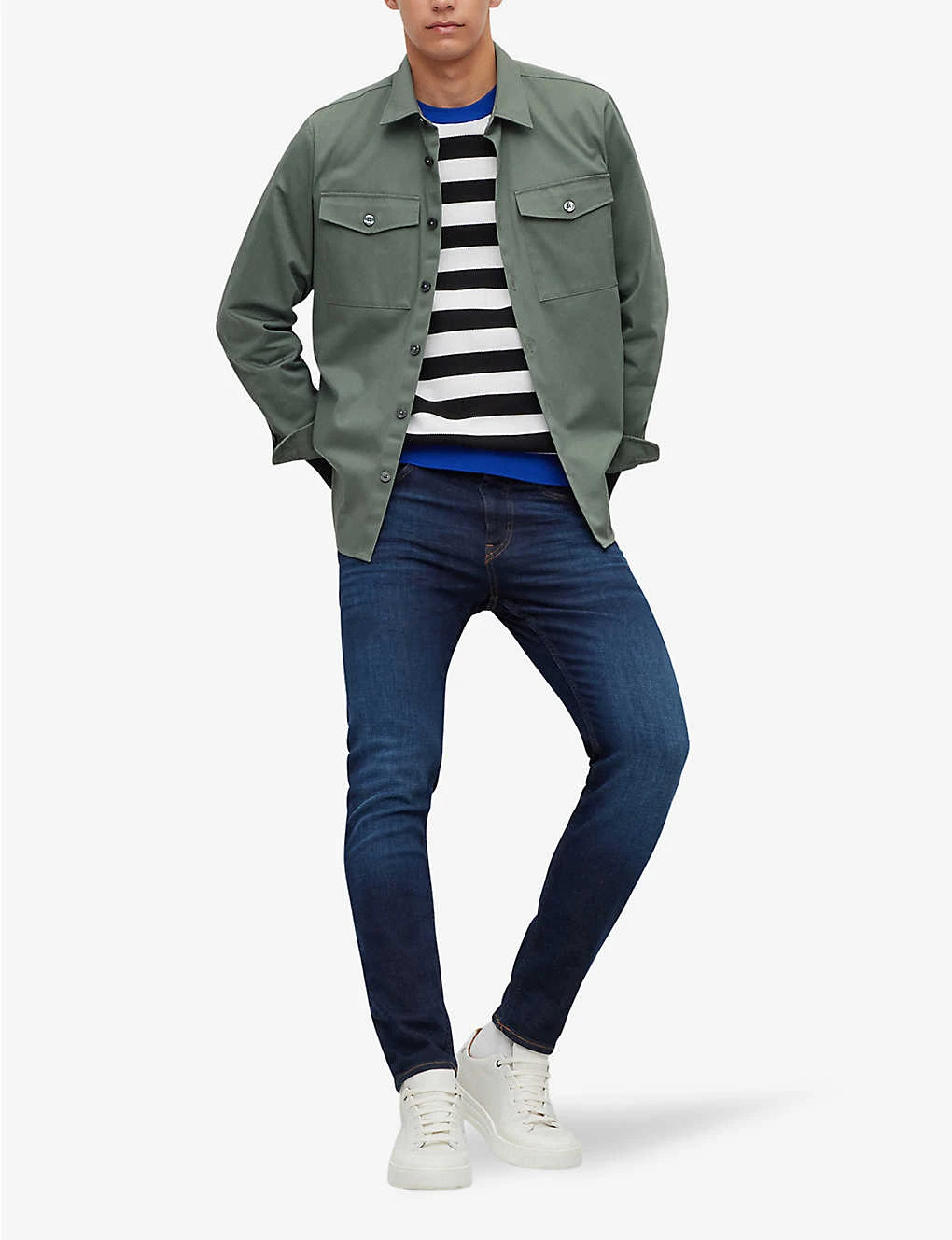 Boss Business Leisure Slim-fit Mid-rise Stretch-denim Jeans 2 Boss Business Leisure Slim-fit Mid-rise Stretch-denim Jeans - Image 2