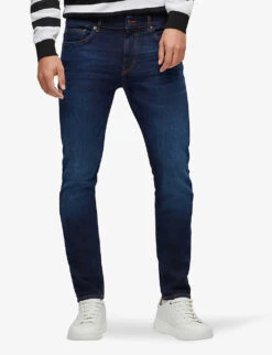 Boss Business Leisure Slim-fit Mid-rise Stretch-denim Jeans 7 Boss Business Leisure Slim-fit Mid-rise Stretch-denim Jeans -Outlet Daily Tops Store R04093462 NAVY ALT02