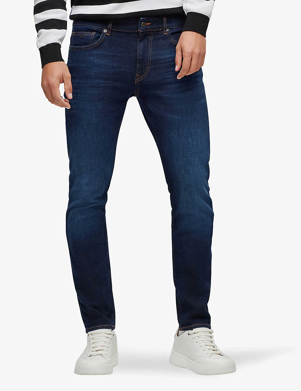 Boss Business Leisure Slim-fit Mid-rise Stretch-denim Jeans 3 Boss Business Leisure Slim-fit Mid-rise Stretch-denim Jeans - Image 3