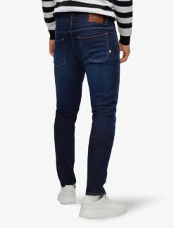 Boss Business Leisure Slim-fit Mid-rise Stretch-denim Jeans 8 Boss Business Leisure Slim-fit Mid-rise Stretch-denim Jeans -Outlet Daily Tops Store R04093462 NAVY ALT03