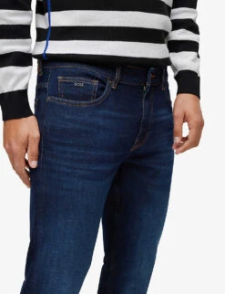 Boss Business Leisure Slim-fit Mid-rise Stretch-denim Jeans 9 Boss Business Leisure Slim-fit Mid-rise Stretch-denim Jeans -Outlet Daily Tops Store R04093462 NAVY ALT04