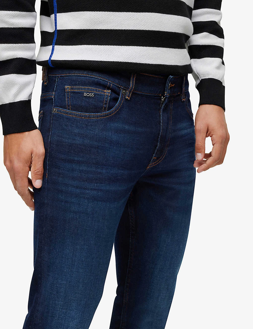 Boss Business Leisure Slim-fit Mid-rise Stretch-denim Jeans 5 Boss Business Leisure Slim-fit Mid-rise Stretch-denim Jeans - Image 5