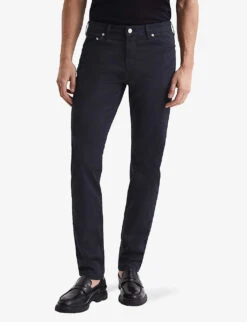 Reiss Kalkan Slim-fit Stretch-denim Jeans -Outlet Daily Tops Store R04098641 NAVY ALT02