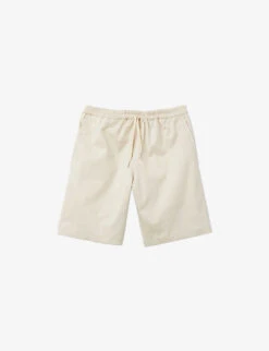 Sandro Drawstring-waist Stretch Cotton-blend Shorts