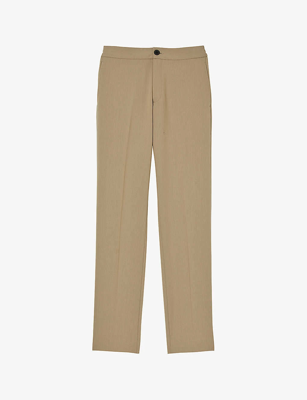 Sandro Straight-leg Regular-fit Woven Trousers 1 Sandro Straight-leg Regular-fit Woven Trousers