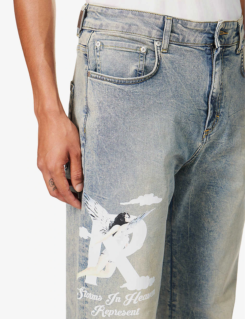 Represent Storms In Heaven Regular-fit Stretch-denim Jeans 5 Represent Storms In Heaven Regular-fit Stretch-denim Jeans - Image 5