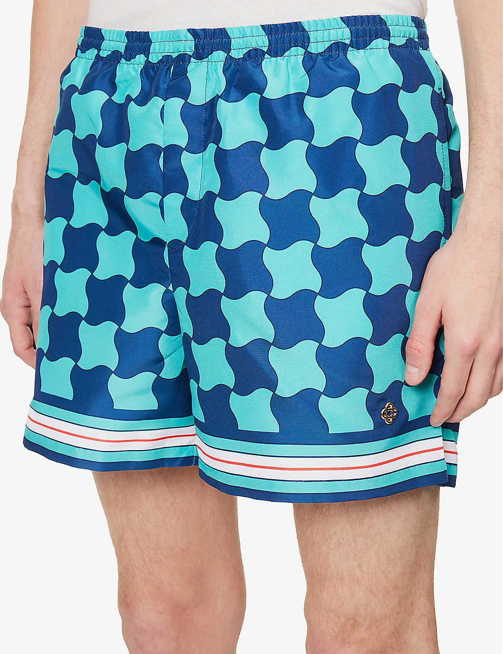 Casablanca Brand-patch Graphic-print Swim Shorts 5 Casablanca Brand-patch Graphic-print Swim Shorts - Image 5