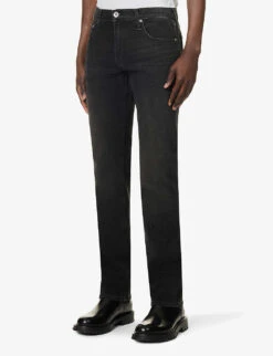 Paige Federal Slim-fit Straight-leg Stretch-denim Jeans 9 Paige Federal Slim-fit Straight-leg Stretch-denim Jeans -Outlet Daily Tops Store R04111351 STEFFEN ALT02