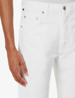 CITIZENS OF HUMANITY Hayden Archive Relaxed-fit Wide-leg Stretch-denim Jeans 11 CITIZENS OF HUMANITY Hayden Archive Relaxed-fit Wide-leg Stretch-denim Jeans -Outlet Daily Tops Store R04111650 CHALK ALT05