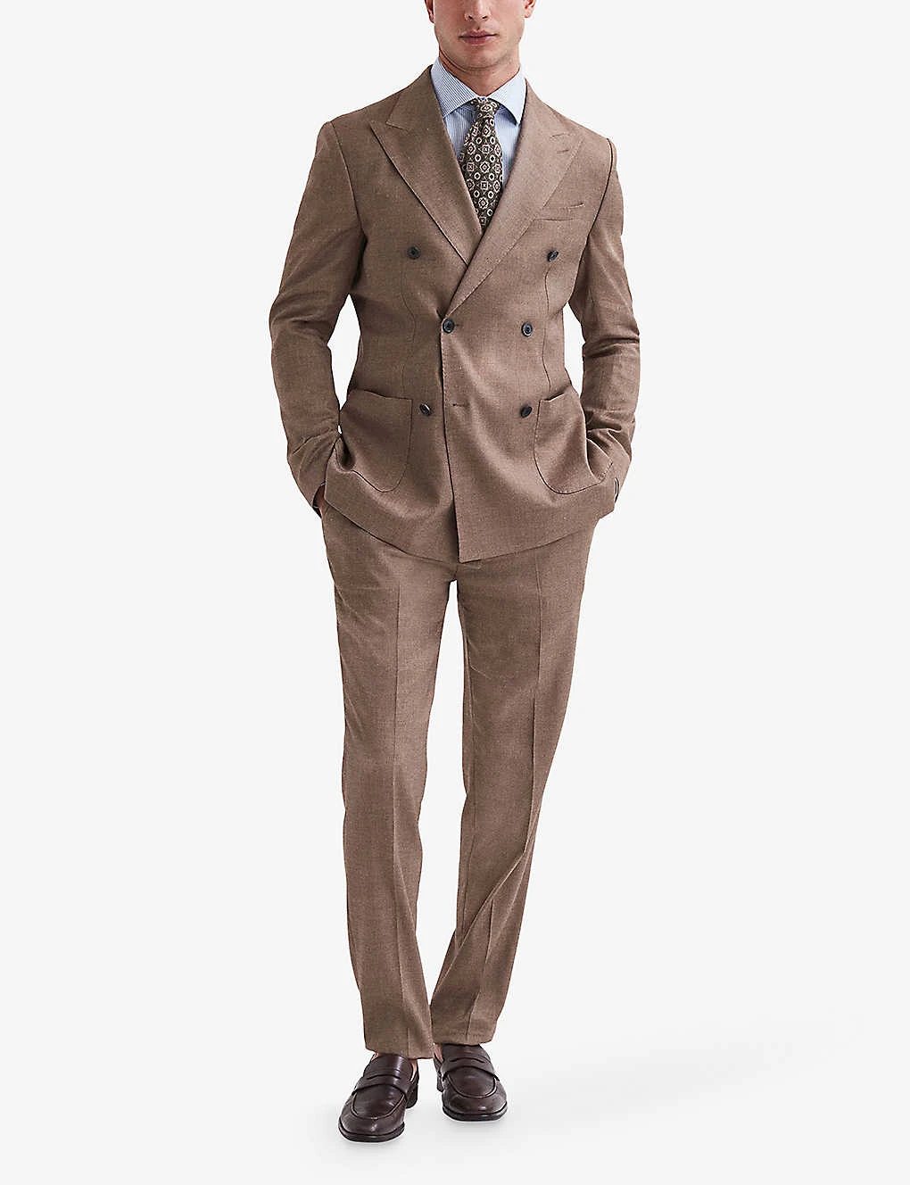 Reiss Paddock Straight-leg Mid-rise Stretch-woven Trousers 2 Reiss Paddock Straight-leg Mid-rise Stretch-woven Trousers - Image 2