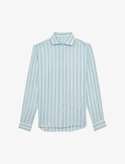 Reiss Ruban Regular-fit Long-sleeve Linen Shirt