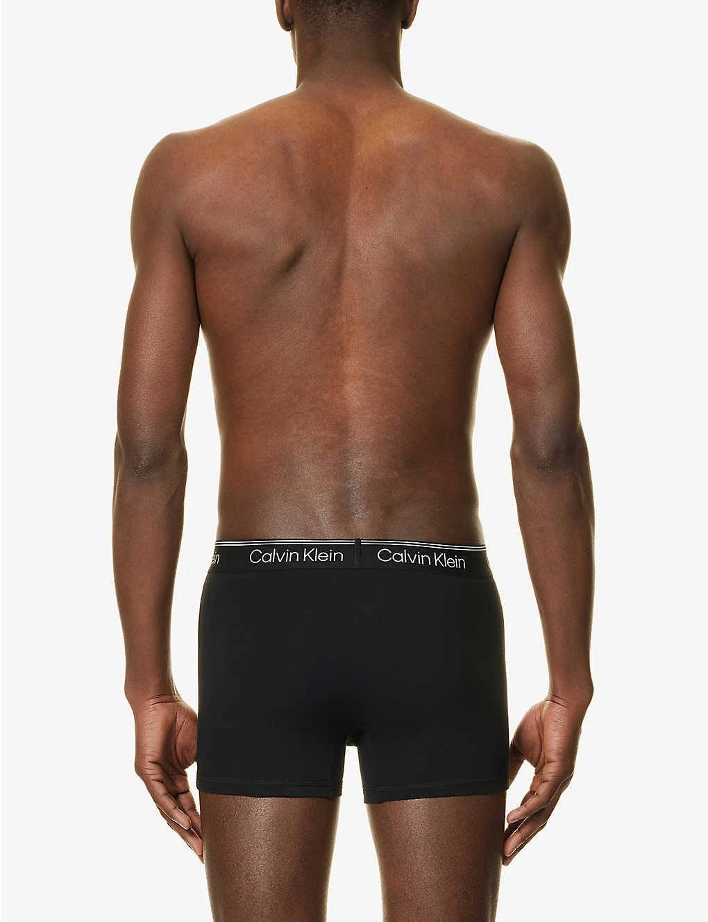 Calvin Klein Logo-waistband Pack Of Two Stretch-cotton Trunks 3 Calvin Klein Logo-waistband Pack Of Two Stretch-cotton Trunks - Image 3