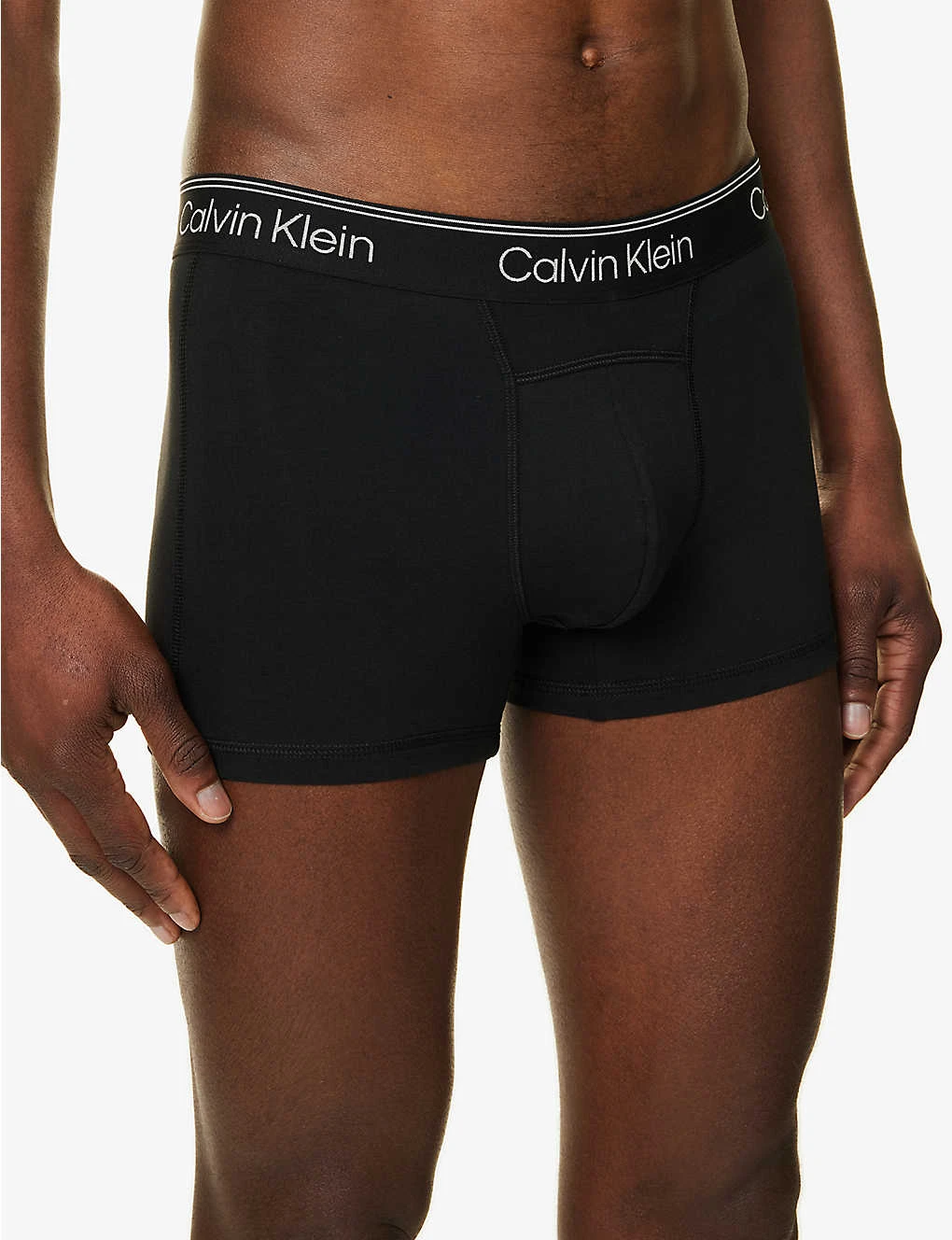 Calvin Klein Logo-waistband Pack Of Two Stretch-cotton Trunks 4 Calvin Klein Logo-waistband Pack Of Two Stretch-cotton Trunks - Image 4