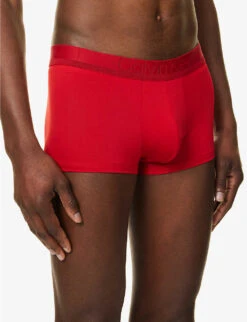 Calvin Klein Logo-waistband Low-rise Stretch-jersey Trunks 7 Calvin Klein Logo-waistband Low-rise Stretch-jersey Trunks -Outlet Daily Tops Store R04117825 FUSCHIA ALT03
