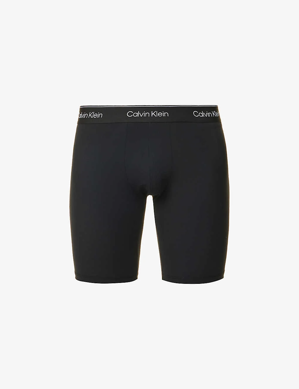 Calvin Klein Logo-waistband Stretch-woven Cycling Shorts 1 Calvin Klein Logo-waistband Stretch-woven Cycling Shorts
