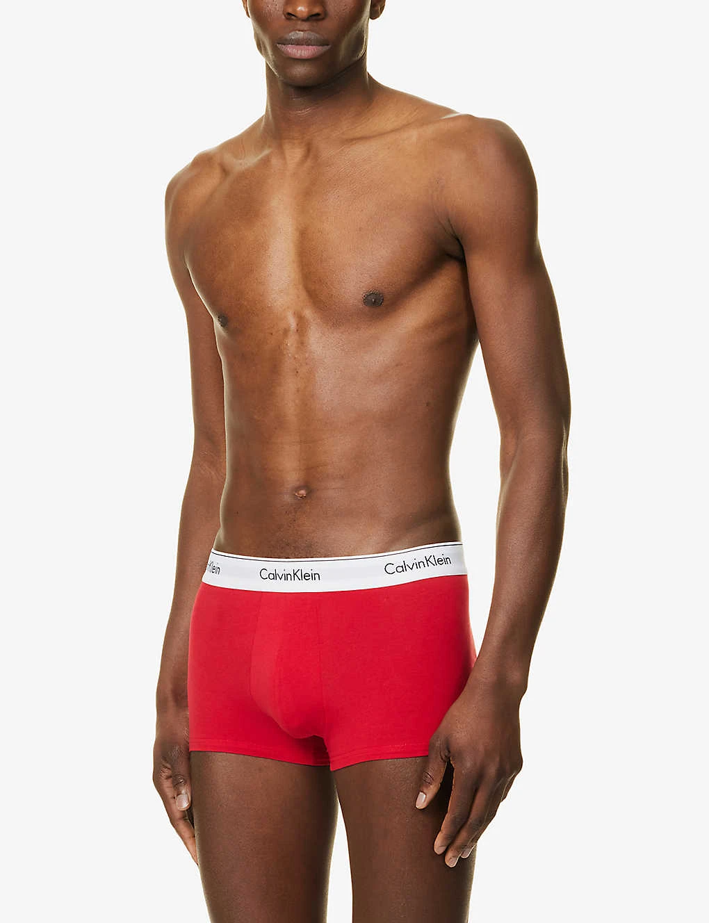 Calvin Klein Logo-waistband Pack Of Three Stretch-cotton Trunks 2 Calvin Klein Logo-waistband Pack Of Three Stretch-cotton Trunks - Image 2