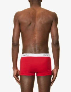 Calvin Klein Logo-waistband Pack Of Three Stretch-cotton Trunks 6 Calvin Klein Logo-waistband Pack Of Three Stretch-cotton Trunks -Outlet Daily Tops Store R04117852 MULTI ALT02