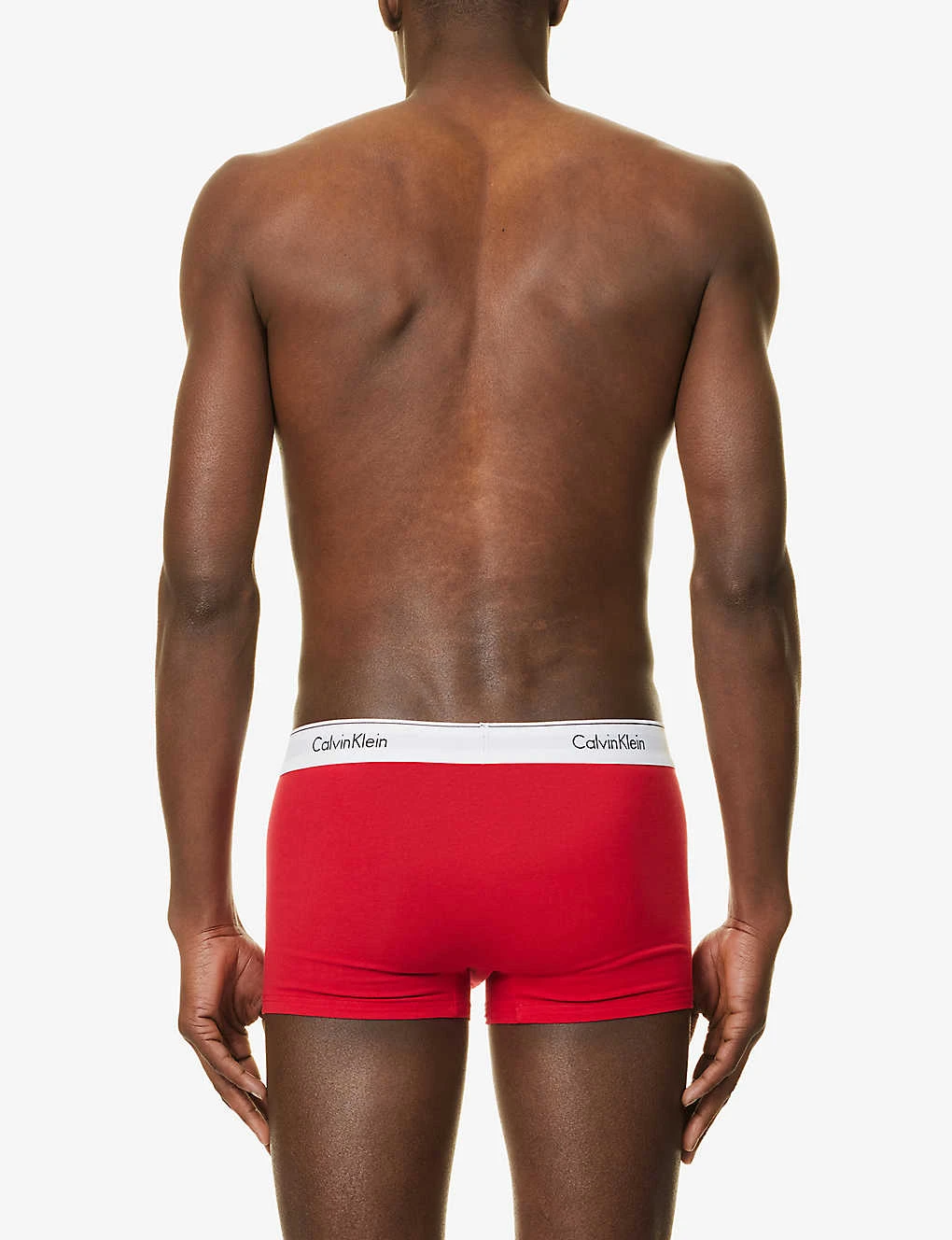 Calvin Klein Logo-waistband Pack Of Three Stretch-cotton Trunks 3 Calvin Klein Logo-waistband Pack Of Three Stretch-cotton Trunks - Image 3