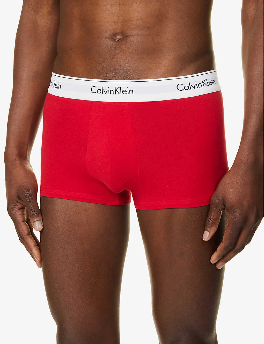 Calvin Klein Logo-waistband Pack Of Three Stretch-cotton Trunks 4 Calvin Klein Logo-waistband Pack Of Three Stretch-cotton Trunks - Image 4