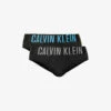Calvin Klein Logo-waistband Pack Of Two Stretch-jersey Briefs