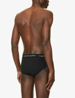 Calvin Klein Branded-waistband Pack Of Three Stretch-cotton Briefs -Outlet Daily Tops Store R04117869 MULTI ALT02