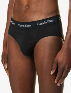 Calvin Klein Branded-waistband Pack Of Three Stretch-cotton Briefs -Outlet Daily Tops Store R04117869 MULTI ALT03
