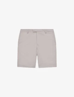 Reiss Southbury Straight-leg Regular-fit Stretch-cotton Shorts