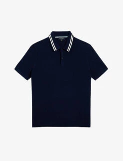 Ted Baker Mahana T-stitch Stretch-woven Polo Shirt