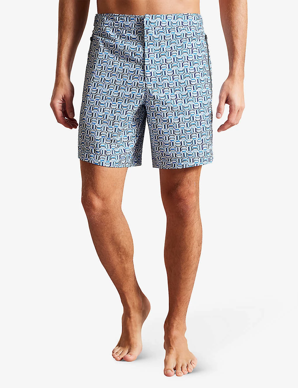 Ted Baker Crabbe Geometric-print Regular-fit Woven Swim Shorts 3 Ted Baker Crabbe Geometric-print Regular-fit Woven Swim Shorts - Image 3