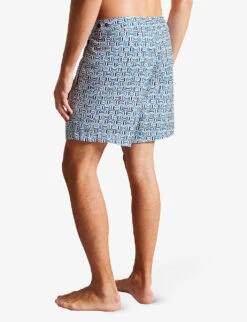 Ted Baker Crabbe Geometric-print Regular-fit Woven Swim Shorts 7 Ted Baker Crabbe Geometric-print Regular-fit Woven Swim Shorts -Outlet Daily Tops Store R04122391 BLUE ALT03