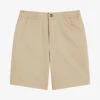 Ted Baker Elasticated-waist Cotton-twill Shorts