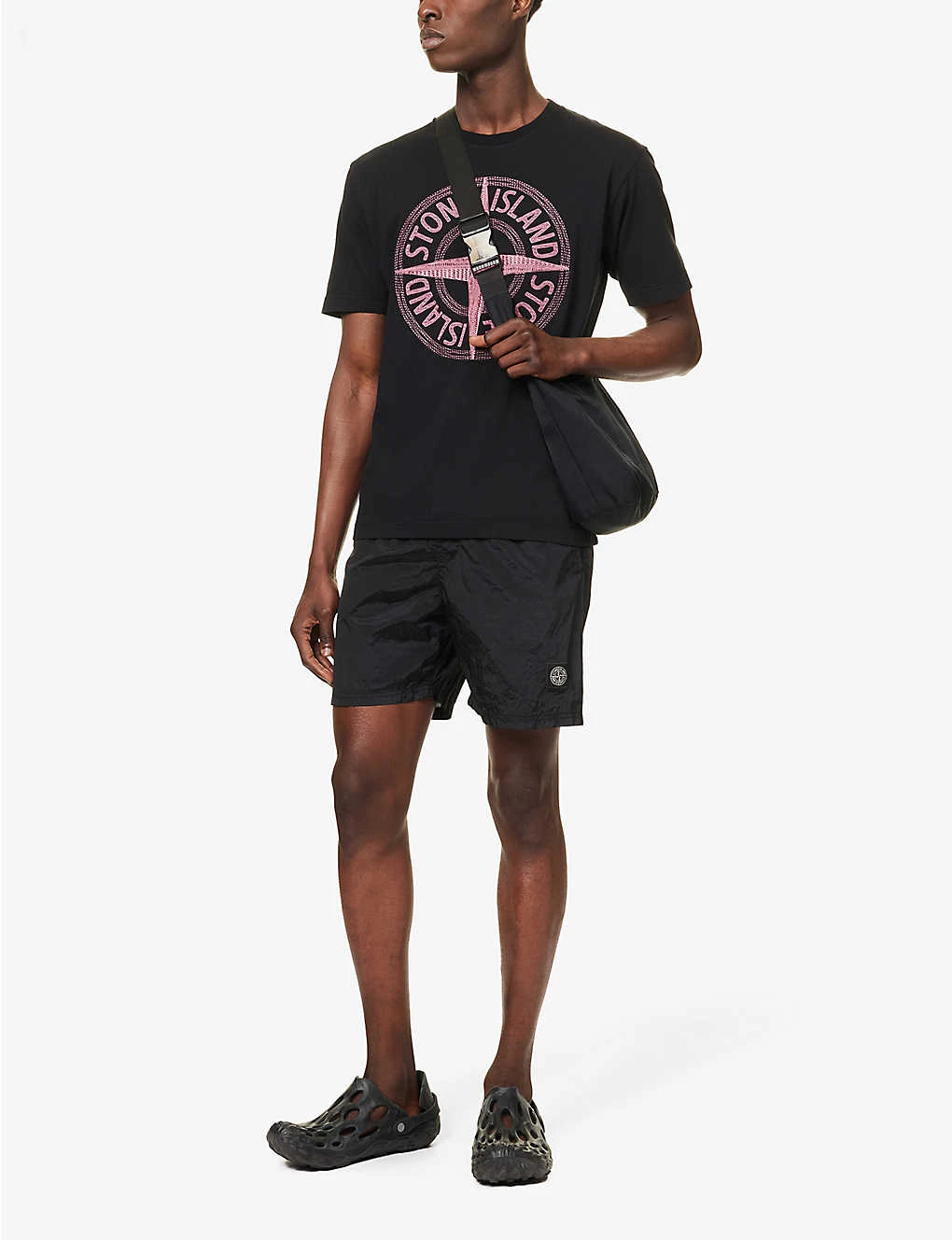 Stone Island Logo-patch Elasticated-waist Swim Shorts 2 Stone Island Logo-patch Elasticated-waist Swim Shorts - Image 2