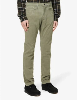 FRAME L’homme Slim-fit Straight-leg Stretch-woven Trousers 8 FRAME L’homme Slim-fit Straight-leg Stretch-woven Trousers -Outlet Daily Tops Store R04124661 WASHEDMILITARY ALT02