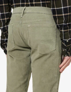 FRAME L’homme Slim-fit Straight-leg Stretch-woven Trousers 10 FRAME L’homme Slim-fit Straight-leg Stretch-woven Trousers -Outlet Daily Tops Store R04124661 WASHEDMILITARY ALT04