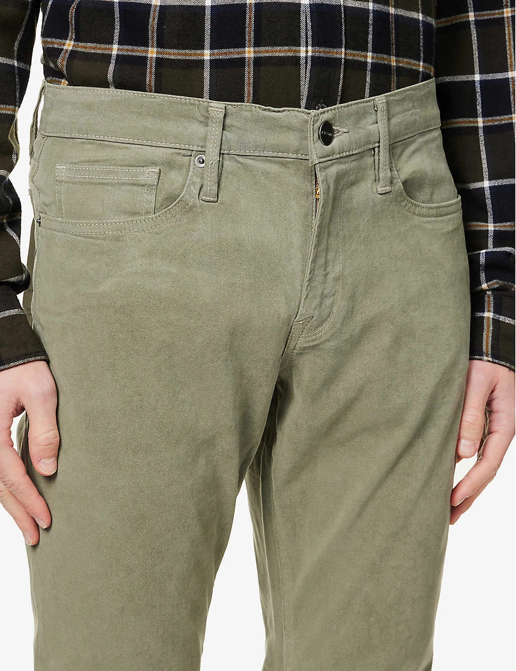 FRAME L’homme Slim-fit Straight-leg Stretch-woven Trousers 6 FRAME L’homme Slim-fit Straight-leg Stretch-woven Trousers - Image 6