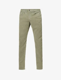FRAME L’homme Slim-fit Straight-leg Stretch-woven Trousers