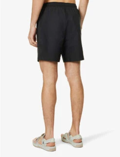 Fred Perry Classic Logo-embroidered Swim Shorts 8 Fred Perry Classic Logo-embroidered Swim Shorts -Outlet Daily Tops Store R04126259 BLACK ALT03