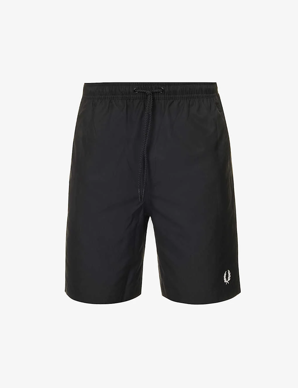 Fred Perry Classic Logo-embroidered Swim Shorts 1 Fred Perry Classic Logo-embroidered Swim Shorts