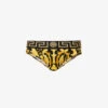 Versace Branded-print Stretch-cotton Briefs